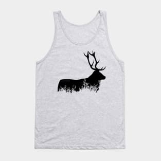 Stag Silhouette art Tank Top